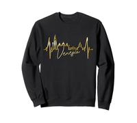 Venise Skyline Battement de Cœur Italie J'aime Venezia Sweatshirt
