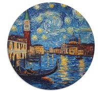 Venise Ville de l'eau 1000 Pieces Jigsaw Puzzles for Adults Family Challenge Toys Stress Relieving Entertainment Cultivate The Spirit of Teamwork for Family Decorations 1000pcs (67.5x67.5cm)