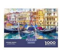 Venise Ville de l'eau Puzzle 1000 Pièces Educa Jouet en Bois Jeu D'Intelligence Décoration Intérieure Jeu Éduchatif Challenge Toy Adultes & Enfants des 14 Ans 70x50cm/1000pcs