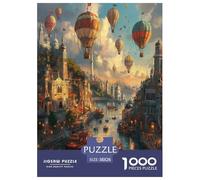 Venise Ville de l'eau Puzzle De 1000 Pièces Difficile Impossible pour Adultes Jeux De Famille De Qualité Supérieure Cadeaux pour La Famille pour Adultes Et Enfants À Partir De 12 Ans