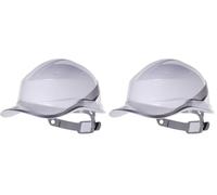 Venitex Diamond V Casque de sécurité Hard Hat Style Casquette de Baseball - Blanc (Lot de 2)