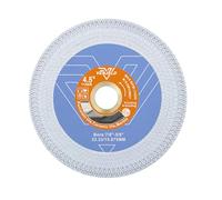 VENJELD Disque Diamant Carrelage 115mm - Coupe et Meulage pour Céramique Porcelaine Carreaux Marbre Pierre Artificielle, Revêtement des Deux Côtés 10/20mm Diamant