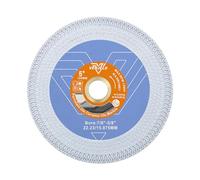 VENJELD Disque Diamant Carrelage 125mm - Coupe et Meulage pour Céramique Porcelaine Carreaux Marbre Pierre Artificielle, Revêtement des Deux Côtés 10/20mm Diamant