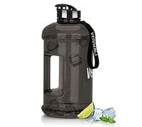 VENNERLI 2.2L Bouteille d'eau avec poignée Grandes bouteilles d'eau en plastique portables pour adultes Sans BPA Bouteille d'eau pour la randonnée en plein air Fitness Voyage