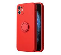Vennus Silicone Ring pour Iphone 13 Mini Red Housse de protection pour téléphone portable