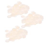 VENOAL 300X Perles Plate En Nacre Coquillage Rond 35mm Blanc