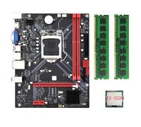 VENOAL B85M VHL Carte mère de bureau + processeur I3-3220 + 2 x DDR3 1600 MHz 8 Go de RAM LGA 1155 USB 3.0 3.0 pour ordinateur facile à utiliser