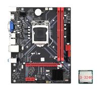 VENOAL Carte mère 1155CPU + I3-3240 CPU LGA 1155 USB 3.0 3.0 Support jusqu'à 16 Go DDR3 1600 MHz RAM Slots