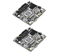 VENOAL Lot de 2 cartes mères H55 LGA1156 DDR3 Prend en charge 8 Go SATA2.0 PCI-E X16 pour serveur série LGA1156