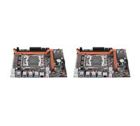 VENOAL Lot de 2 cartes mères X99 LGA2011-3 DDR4 Dual Channel Support 2 x 32 G pour E5-2650 E5-2667 E5-2678 E5-2680 E5-2690 V3 CPU