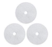 VENOAL Lot de 3 tampons de polissage diamant humides 125 mm Grain marbre 30