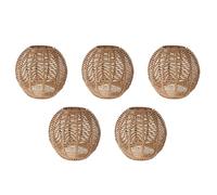 VENOAL Lot de 5 abat-jour en rotin tissé à la main pour