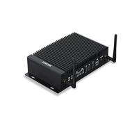 VENOEN Fanless PC Mini PC Industriel WIN11 Pro, Mini Desktop Computer Core i3 10110U, 2 x RS232/485 COM, 2 x Gigabit LAN, 2 x HD + DP Support 3 Monitors, GPIO, WiFi, 8GB RAM 512GB SSD, Auto Power on