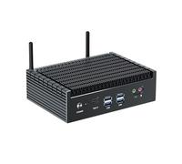 VENOEN Mini PC 13ème Génération Core i7 1355U, Mini Ordinateur de Bureau WIN11, Double LAN 2.5G Sans Ventilateur, Double HD/Display Port, USB-C, WiFi6, BT5.2, 8Go RAM 500Go SSD, PXE, RTC