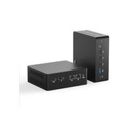 VENOEN Mini PC Alder Lake N100 Win11 Mini Desktop Computer 4K, Dual Gigabit LAN Micro PC N100, HD/Display Port, WiFi5, BT4.0, 8GB DDR5 512GB NVME SSD, Business PC Mini Computer