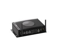 VENOEN PC Industriel avec Ventilateur Core i7 10510U 12V Mini Pc Industrial, 2X RS232/RS485 COM, 2X RJ45 LAN, GPIO, 2X HD, DP, 3G/4G SIM Slot, WiFi6, Industriel Computer Win11/Linux, 64GB RAM 1TB SSD