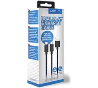 Venom - Câble de lecture et de charge - Double sortie USB Type-C - 3 m - Noir