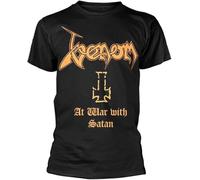 Venom 'at War with Satan' T Shirt Manches Courtes(Large)