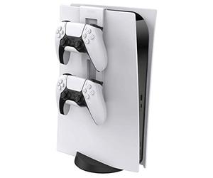 Venom Bastide du contrôleur de PS5 (PS5) | support manette ps5, rack de rangement dualsense, deux manettes, base antiderapante, bureau