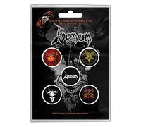 Venom - Black Metal Button Badge Set [Import]