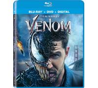 Venom (Blu-ray) Tom Hardy Michelle Williams Riz Ahmed Scott Haze Reid Scott