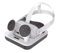 Venom Charging Dock and Rechargeable Battery Packs for Meta Quest 3S | station de charge meta quest 3s, batteries rechargeables, chargeur manettes, support casque, voyant led