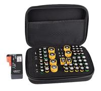 Venom Étui de Rangement et Organisateur de Batterie avec testeur de Charge de Batterie