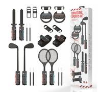 Venom Kit sport 10-en-1 pour Nintendo Switch 2 | Volants, clubs de golf, raquettes de tennis, épées et sangles Joy-Con