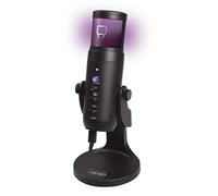 Venom Microphone de streaming cardioïde USB avec grille en maille lumineuse LED (PS5 / PS4 / PC)