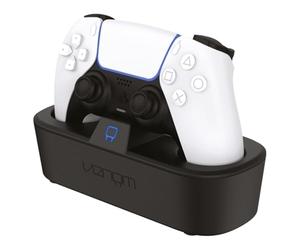 Venom Station de Charge Turbo pour Manette PS5 | Chargeur Rapide DualSense & Edge avec Indicateur LED | Station de Recharge avec Protection Intelligente