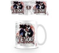 Venom - Tasse à café, couverture de bande dessinée PM2240 (taille unique) (Noir/Rose/Blanc)