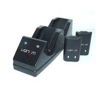 VENOM TWIN CHARGING CRADLE: BLACK (XBOX 360)