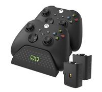Venom Station de chargement double – 2 batteries rechargeables – Noir (Xbox Series X/S & Xbox One)