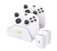 Venom Twin Charging Dock with 2 x Rechargeable Battery Packs - White (Xbox Series X & S/Xbox One)
