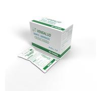 VENSALUD Gants jetables en latex sans poudre A.Q.L 1.5 pour laboratoires, sanitaires, vétérinaires, examens médicaux | 100 pièces | 50 paires | Blanc (7)