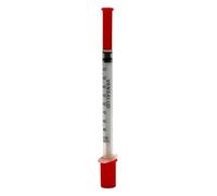 VENSALUD Lot de 100 outils de mesure de 1 ml, sans latex, cône Luer central, pour laboratoire, animaux de compagnie et usage vétérinaire, 27 g x 1/2, haute précision des doses.
