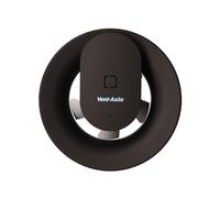 Vent-Axia Svara Ventilateur de salle de bain avec programme horaire, détection d'humidité et capteur de lumière 110 m3/h contrôlé par application Noir Mat 8000001283