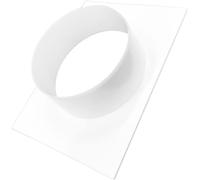 Vent Bride de connecteur ¿ Connecteurs de tuyau de ventilation d'air pour conduit flexible en aluminium Tuyau flexible en PVC ¿ Plaque murale Valve de gravité d'obturateur ¿ Extracteur de