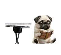 Vent Clips Air Freshener, Pug Car Aromatherapy Freshener Diffuser 2.36x1.97 inches, Vehicle Accessories, Cute Decor, Odor Eliminator, Long-Lasting, Automotive RV Truck, Women Men Road Trip Travel