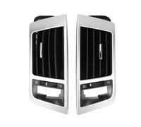 Vent d'Air Conditionné Auto Pour Land Pour Cruiser LC200 2008 À 2015 Grilles D'aération De Console Centrale Paire Améliorent La Circulation L'air Et Apportent Remplacement(Silver)