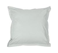 Vent du sud TOMANOIRPRL Manoir Taie d'Oreiller Unie en Coton Percale Perle 65 x 65 cm