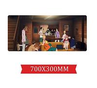 Vent Fort Souffle Tapis De Jeu De Vitesse |Tapis De Souris XXL | 700 X 300Mm Grand Format |Base De 2Mm D'Épaisseur | Précision Et Vitesse Parfaites, H