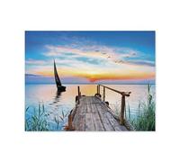 Vent paisible,1000 Pièces Puzzle pour Adultes Enfants Adolescents, Intelligence Soulagement du Stress Divertissement Papier Jouets Bricolage Anniversaire(50x70cm)-C95
