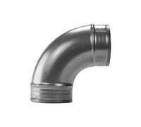 Vent Systems 10,2 cm Coude 90 degrés Tuyau Flexible Rond Tuyau de ventilation Métal 100 mm Raccord de conduit 90 degrés