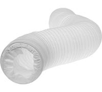 Vent Systems Ø100 mm 1m de long tuyau flexible en PVC avec fil d'acier à l'intérieur. Lignes d'air flexibles pour la ventilation. Chauffage de chauffage, de refroidissement et de ventilation flexible