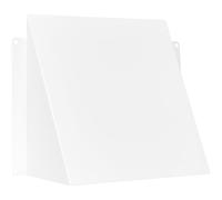 Vent Systems 15,24 x 15,24 cm Déflecteur de Ventilation en Acier Galvanisé Blanc - Déflecteur de Ventilation pour Sèche-Linge Mural et Climatisation - Protection d’Évacuation Extérieure pour
