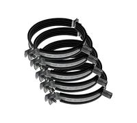 Vent Systems 5 pièces de raccordement Ø125mm pour tous types de ventilation, connecter par tuyau rond droit à mur ou plafond avec caoutchouc pour réduire le bruit