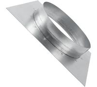 Vent Systems Bride de connecteur de conduit de 15,2 cm avec plaque murale carrée - Adaptateur d'aération de sèche-linge et plaque de montage - Idéal pour les connexions de conduits CVC et la gestion