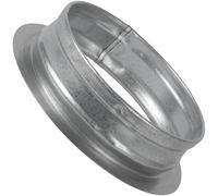 Vent Systems Bride de raccordement ronde de 80 mm de diamètre - Raccord de tuyau d'air en acier galvanisé pour refroidissement, chauffage et ventilation - Convient pour tuyau d'échappement, tuyau