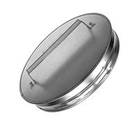 Vent Systems Capuchon en T en métal avec poignée 30,5 cm Embout en acier galvanisé Couvercle pour grille d'aération de séchage. Embout en acier de 30,5 cm. Bouchon rond en métal